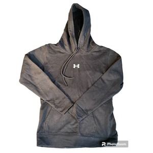 Under Armour Women’s Medium Black Hoodie Pullover Jacket EUC